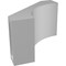 Ekena Millwork 5-in. W x 8-in. D x 8-in. H Westlake Architectural Grade PVC Knee Brace BRCP05X08X08WTL - alternate 4
